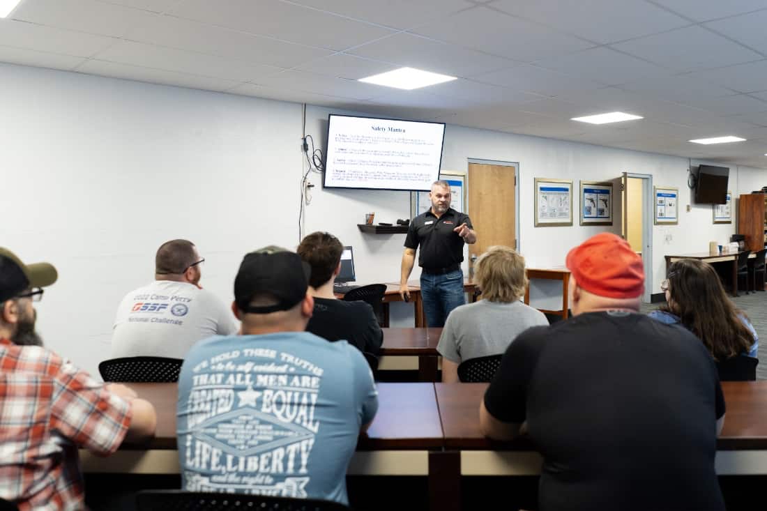 class room training on safety